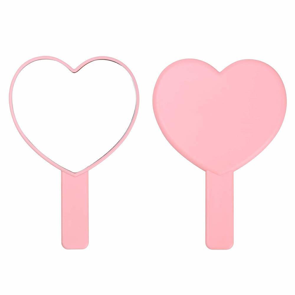 Pink Heart Mirror