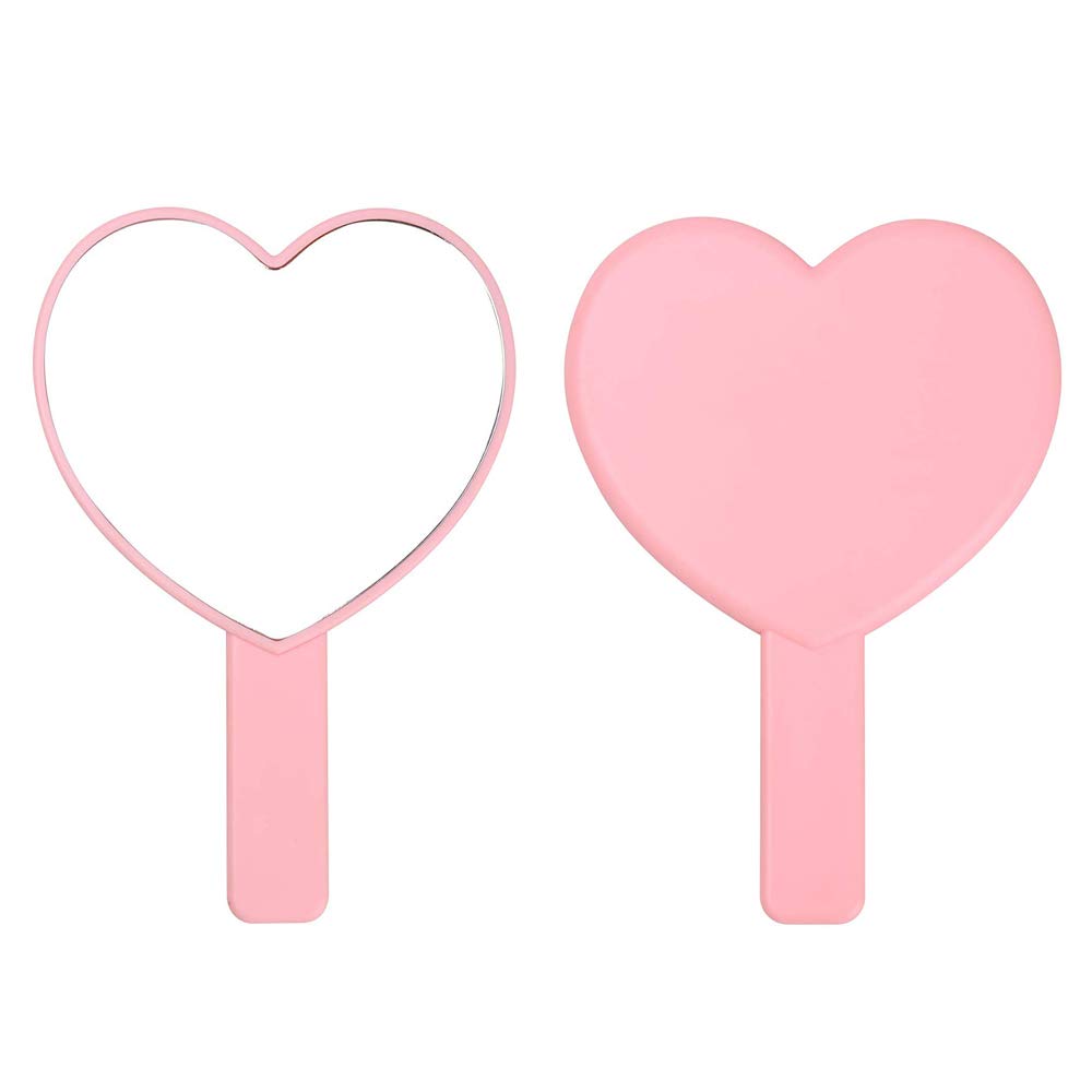 Pink Heart Mirror